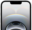 iPhone 16e, All-Screen Design, Dynamic Island oben in der Mitte, dnner schwarzer Displayrand