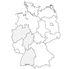 Bundeslaender NRW, HE oder BW